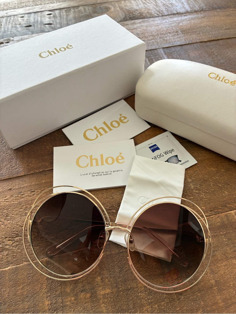 CHLOÉ Round Carlina Sunglasses
